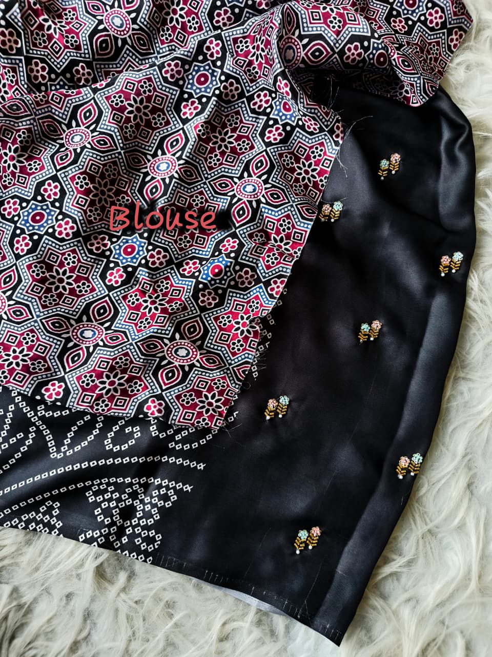 Emerald Glow Satin Dola Silk Saree