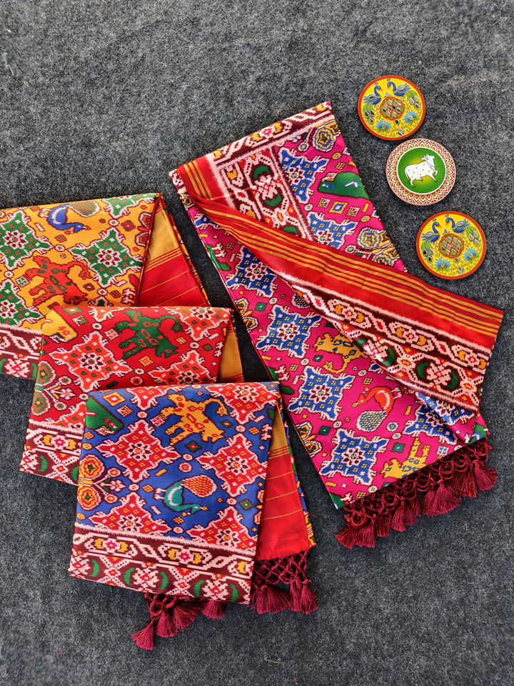 Mystic Glow Patola Silk Saree