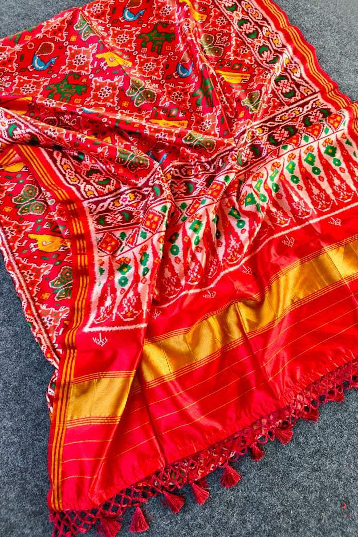 Mystic Glow Patola Silk Saree