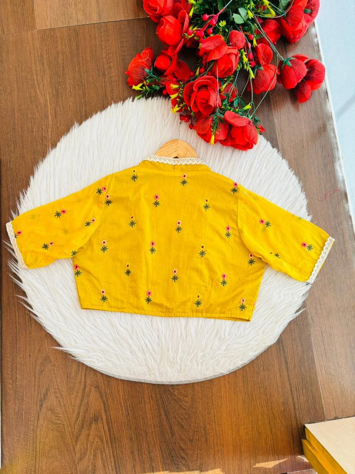 Cute And Stylish-Embroidered Blouse