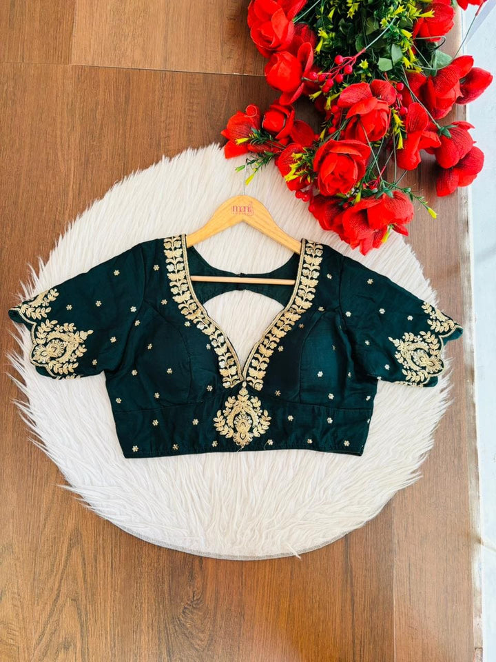 The Empress Glow V-Neck Blouse