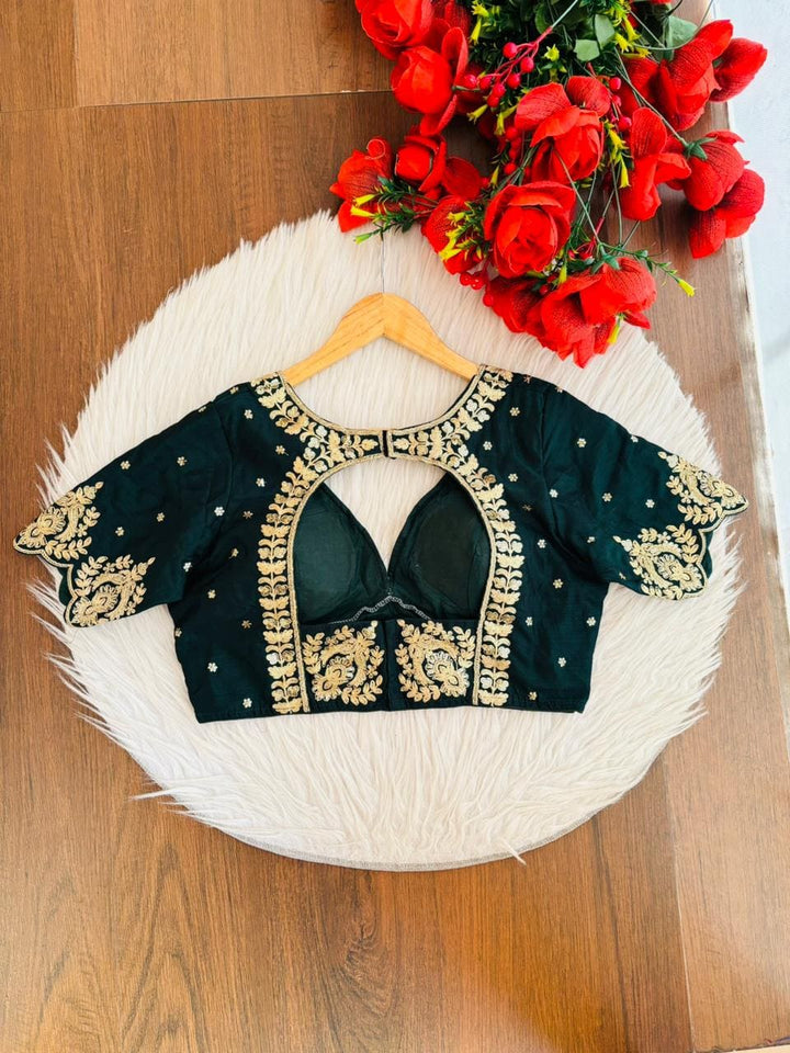 The Empress Glow V-Neck Blouse