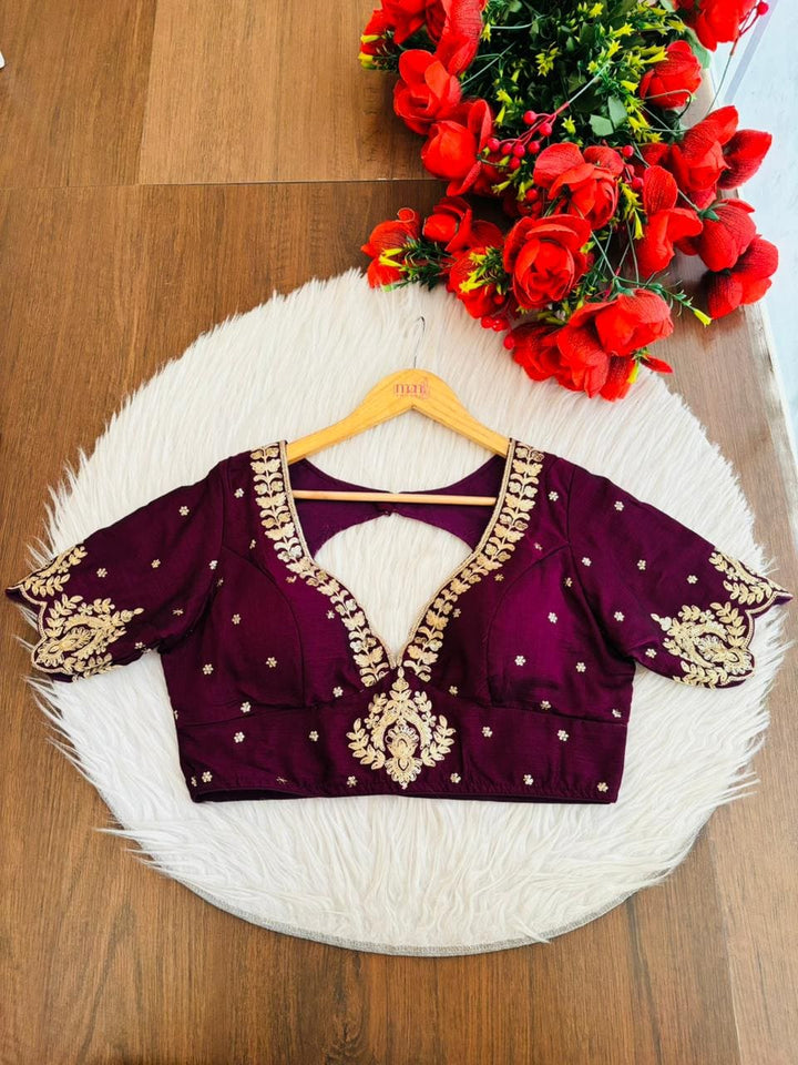 The Empress Glow V-Neck Blouse