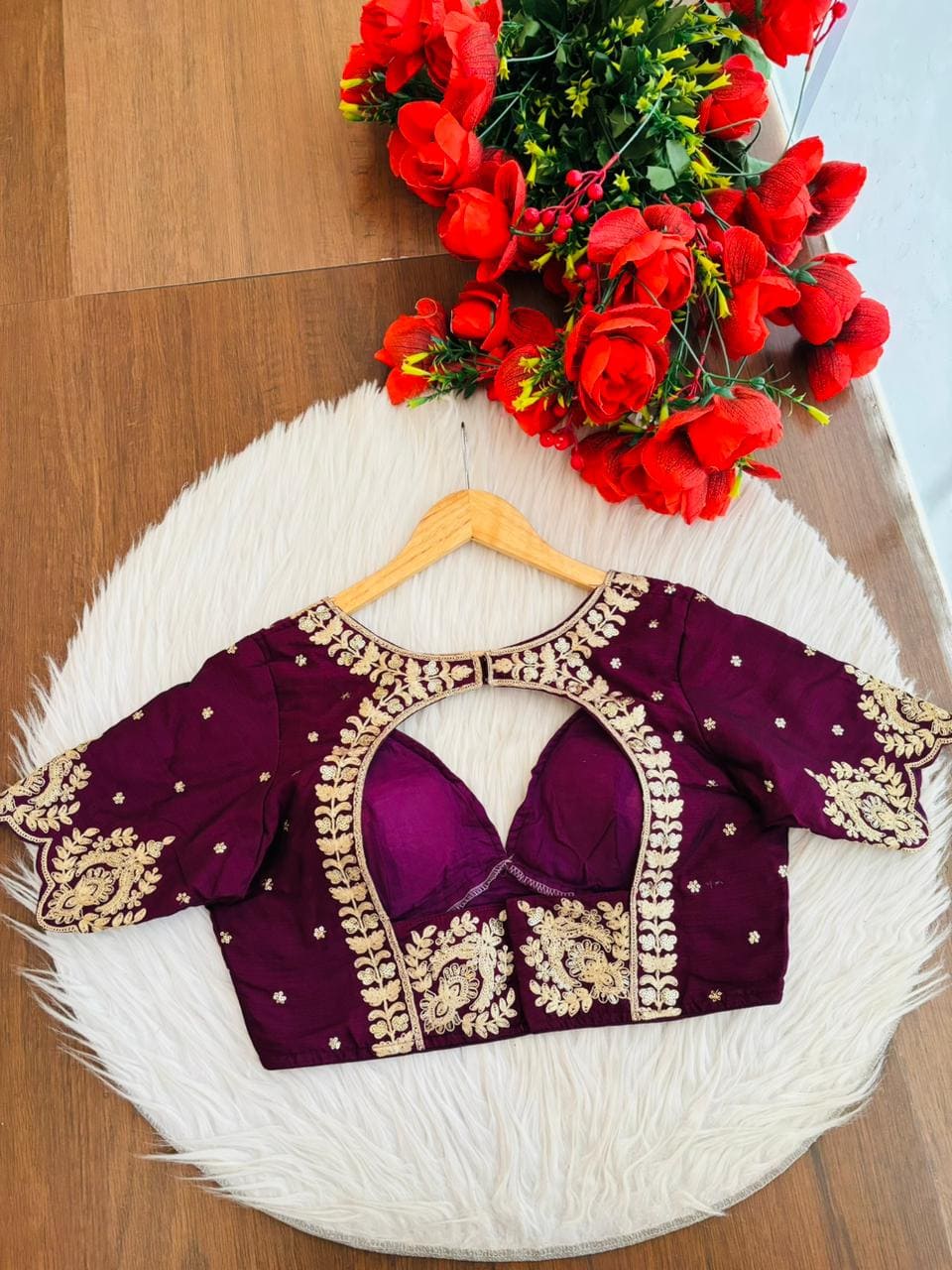 The Empress Glow V-Neck Blouse