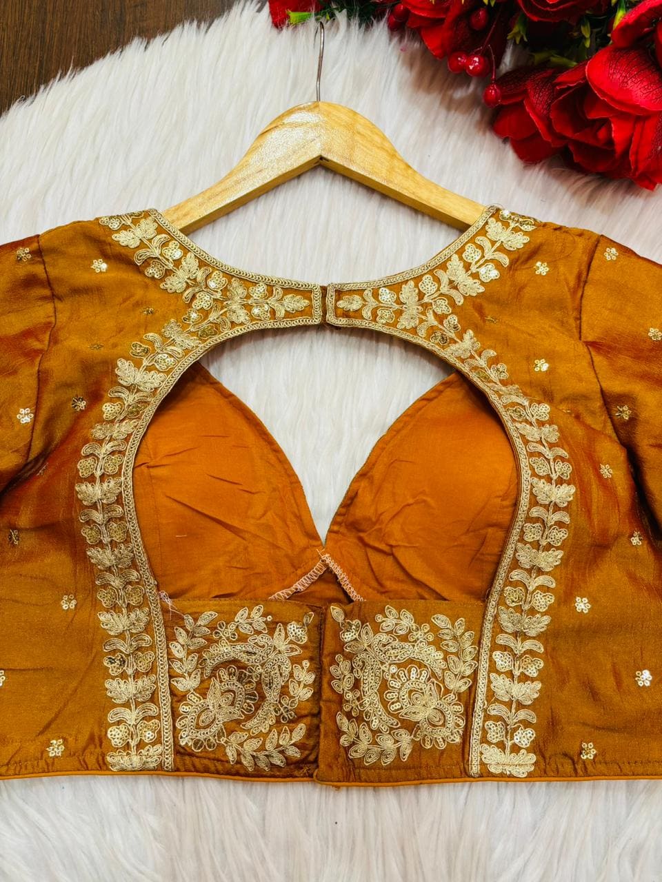 The Empress Glow V-Neck Blouse