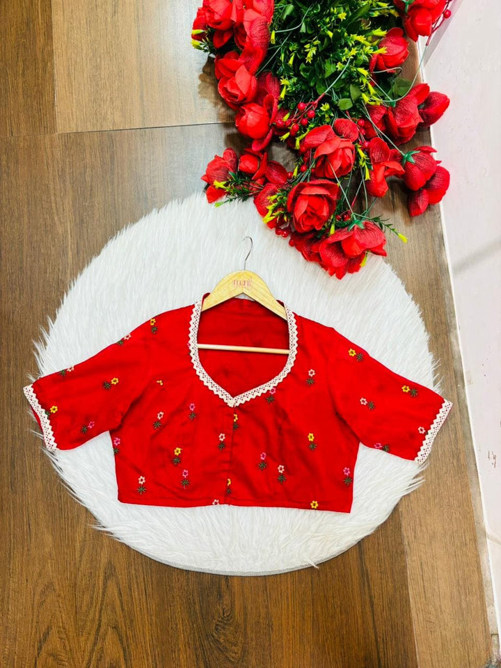 Cute And Stylish-Embroidered Blouse