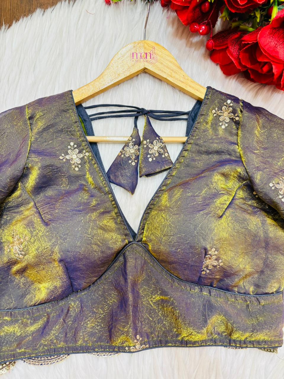 Standing Out - Fendy V Neck Silk Blouse