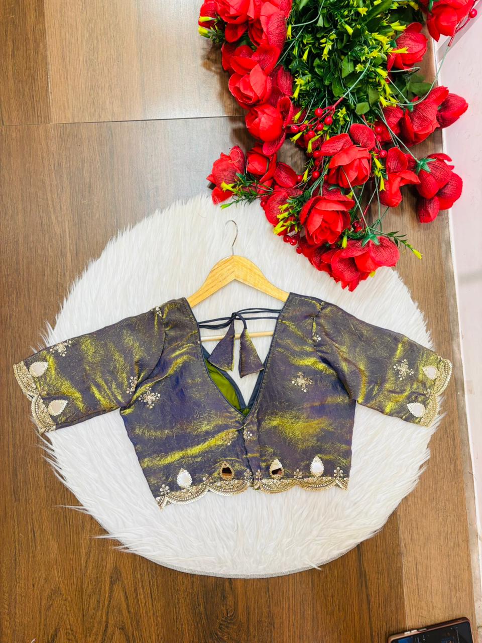 Standing Out - Fendy V Neck Silk Blouse