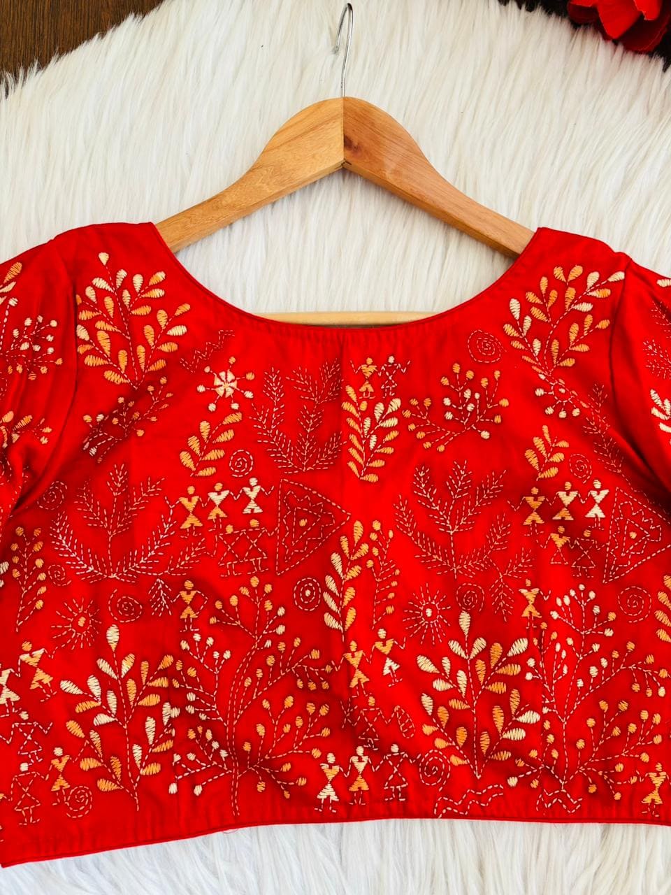 Threaded Luxury Handwork Blouse