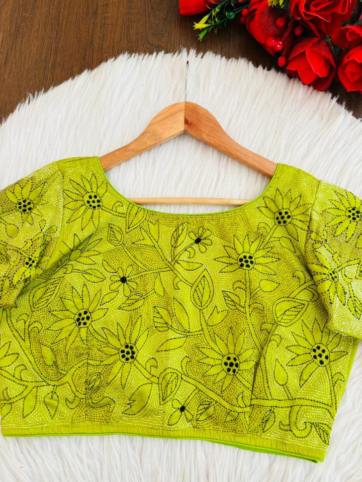 Heritage Kantha Handwork Blouse