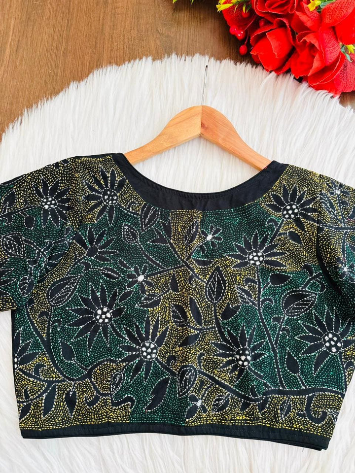 Heritage Kantha Handwork Blouse