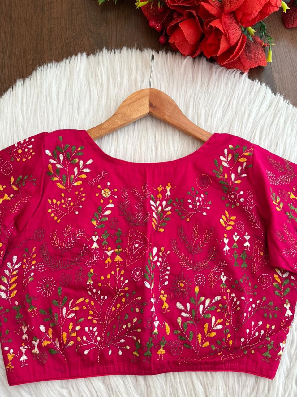 Threaded Luxury Handwork Blouse