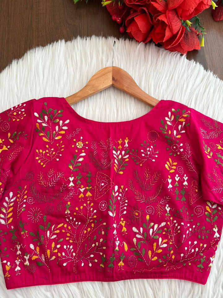 Threaded Luxury Handwork Blouse