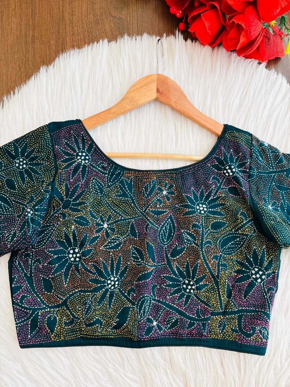 Heritage Kantha Handwork Blouse