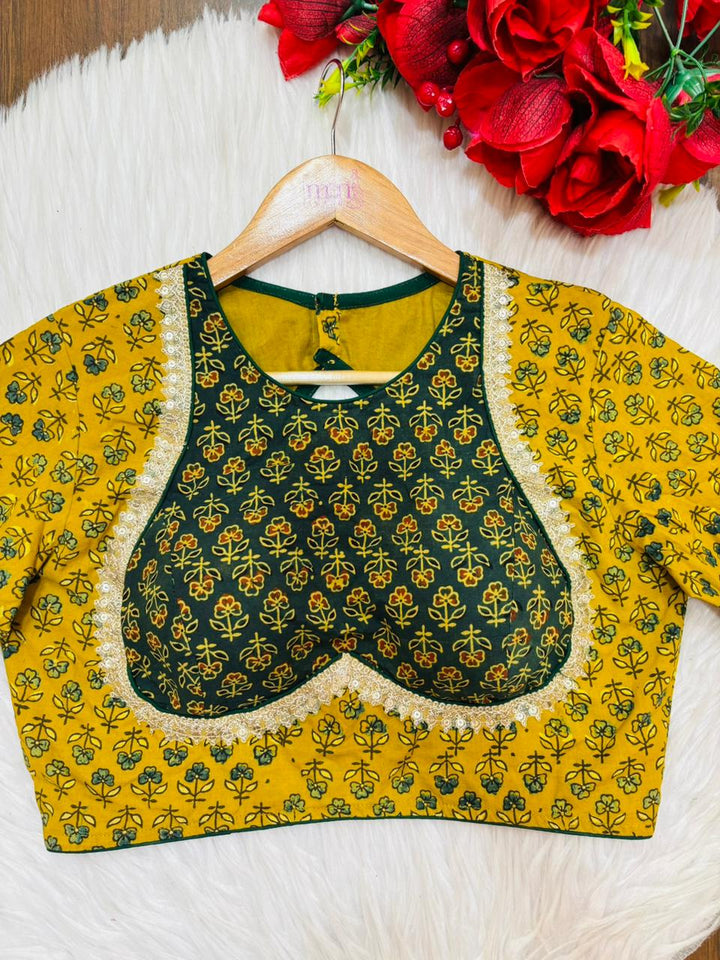 Ajrakh Aura- Designer Blouse