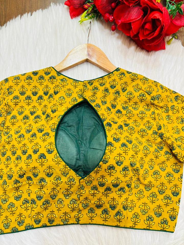 Ajrakh Aura- Designer Blouse