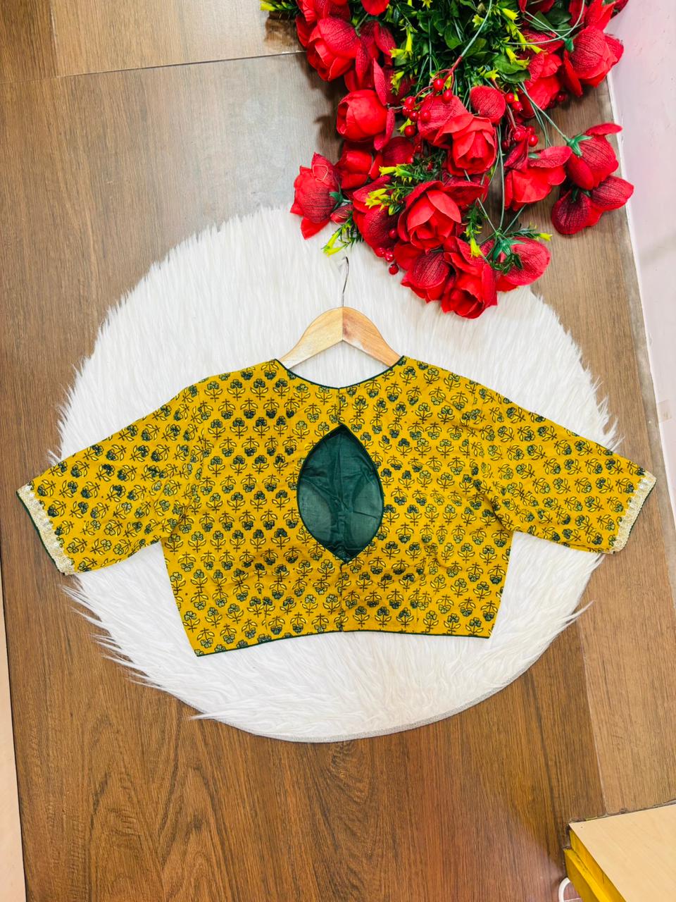 Ajrakh Aura- Designer Blouse