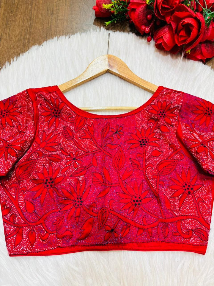 Heritage Kantha Handwork Blouse