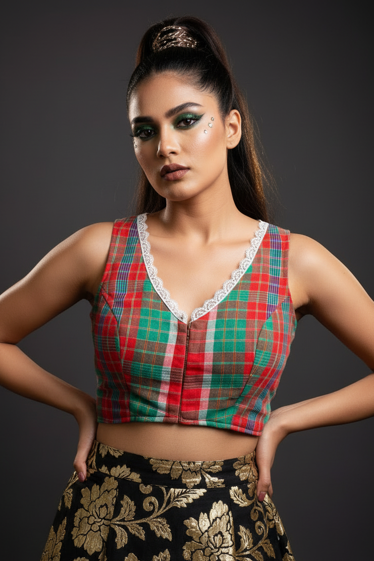 A New Style-Gamcha Blouse