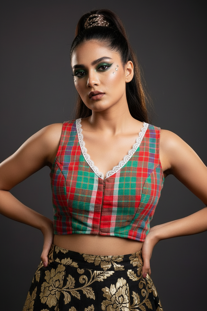 A New Style-Gamcha Blouse