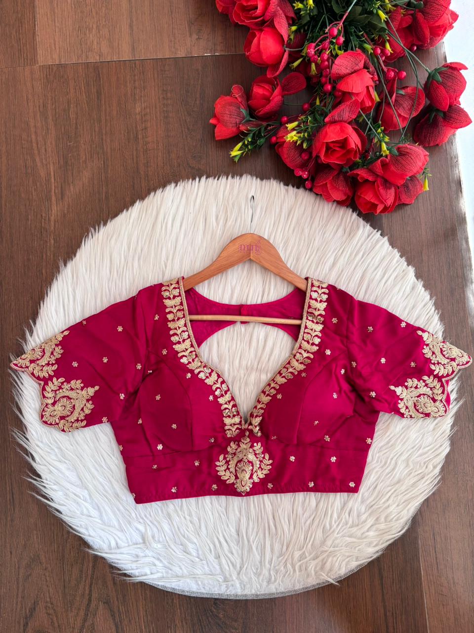 The Empress Glow V-Neck Blouse