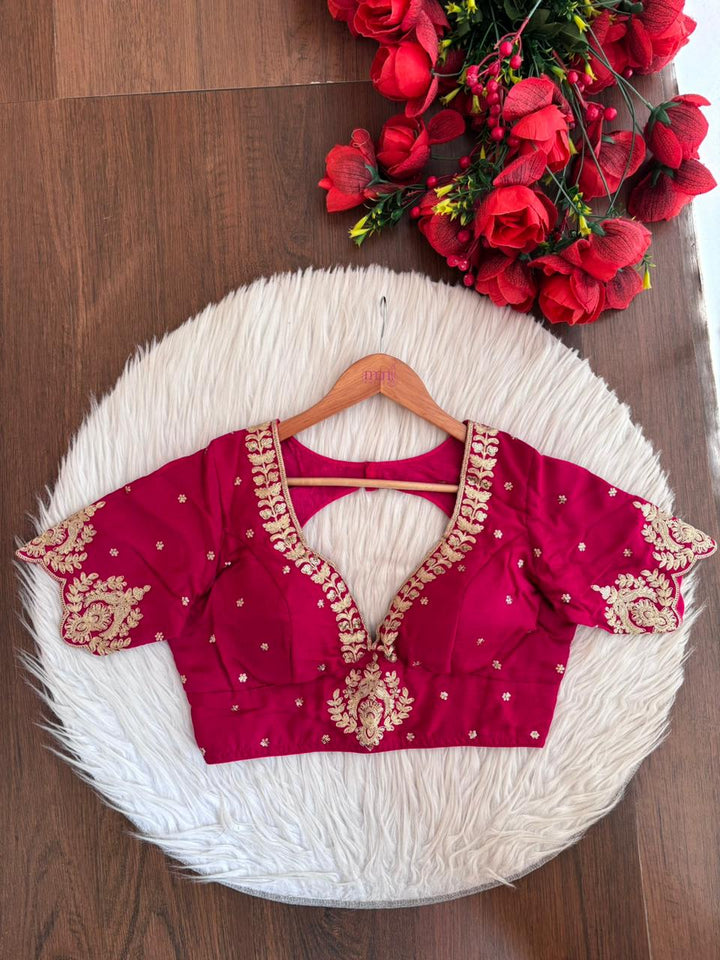 The Empress Glow V-Neck Blouse