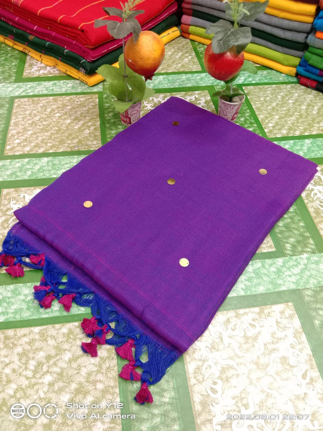 Sitara Snow- Khadi Cotton Saree