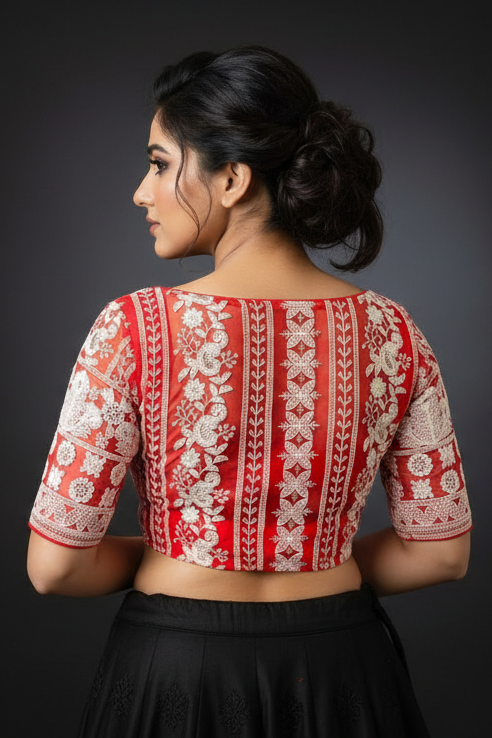 Stitch & Story Designer Net Blouse