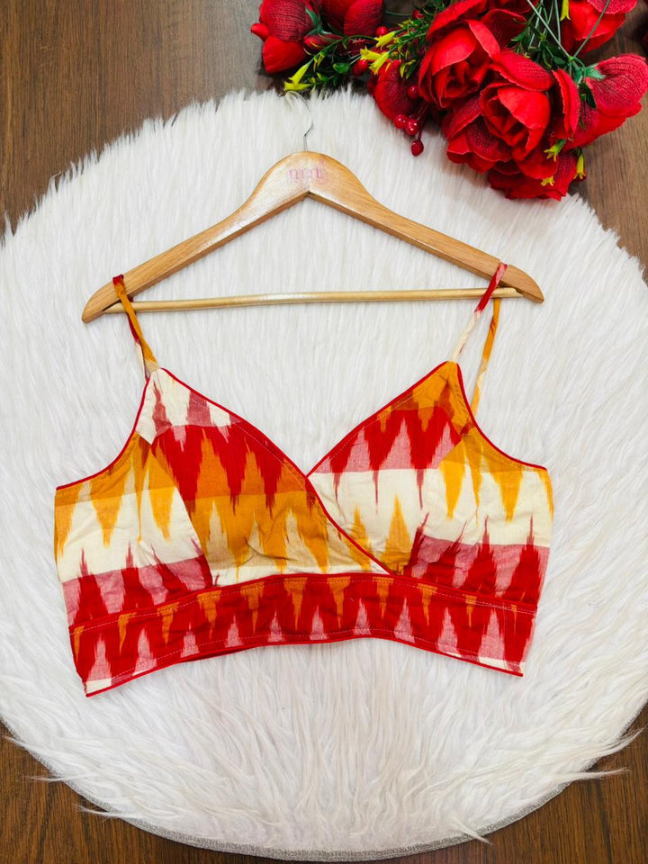 Style In Sunny Days-Ikkat Blouse