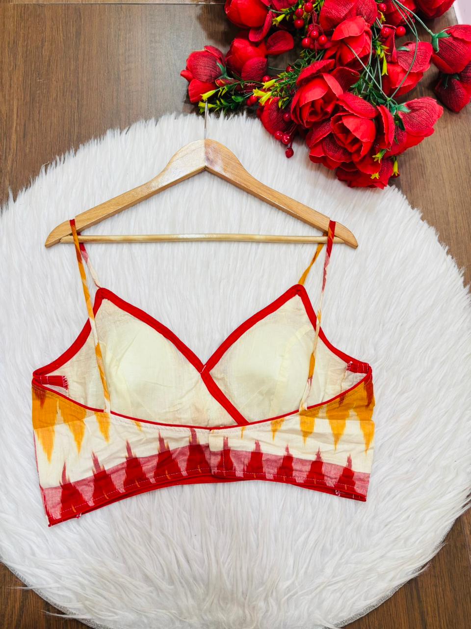 Style In Sunny Days-Ikkat Blouse