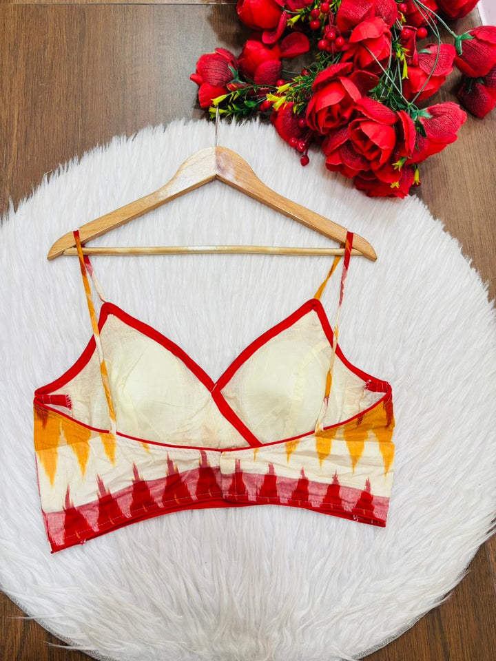 Style In Sunny Days-Ikkat Blouse