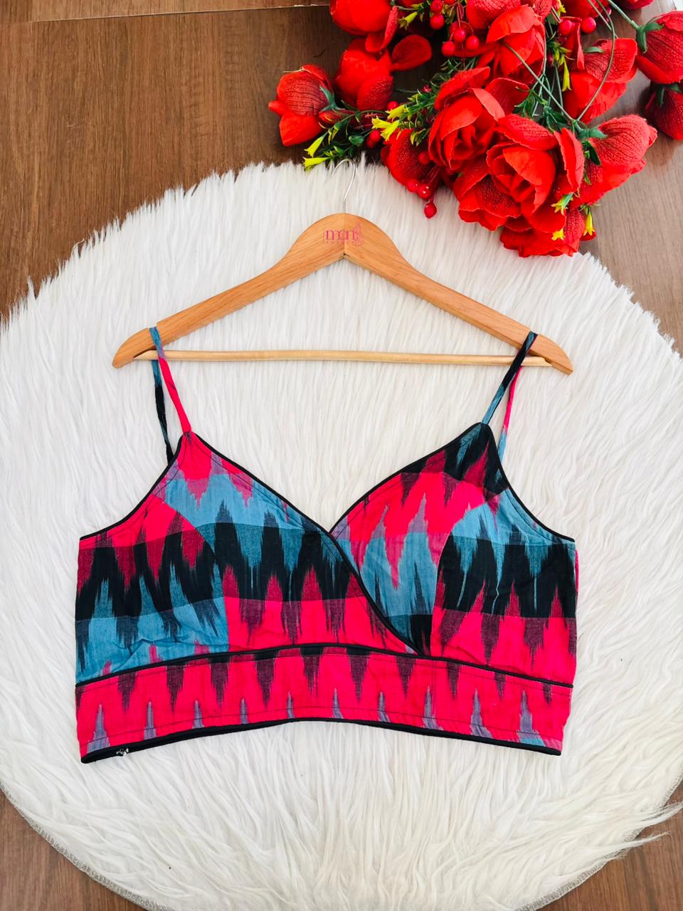 Style In Sunny Days-Ikkat Blouse