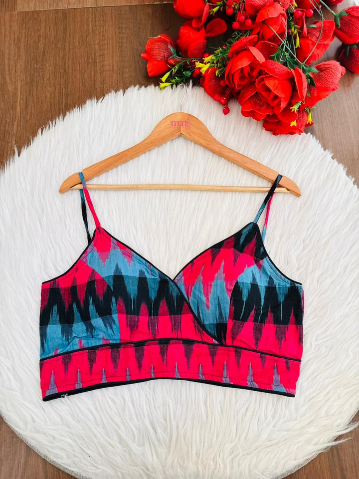 Style In Sunny Days-Ikkat Blouse