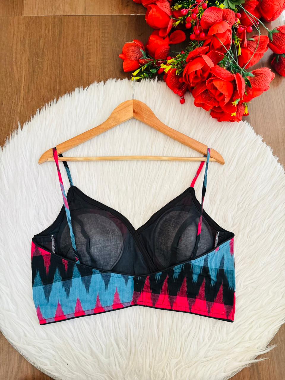 Style In Sunny Days-Ikkat Blouse