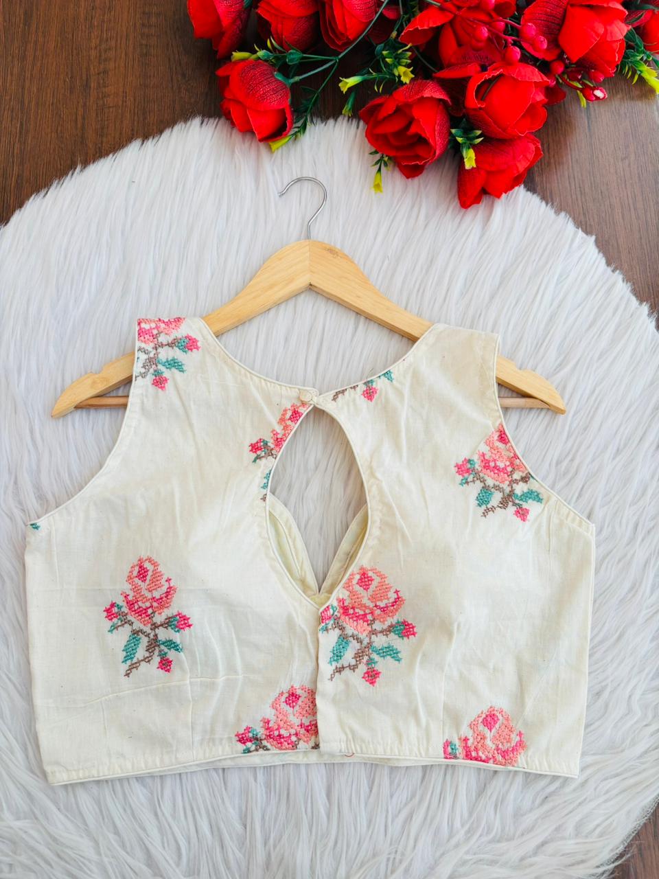 My Date Look-Designer Blouse