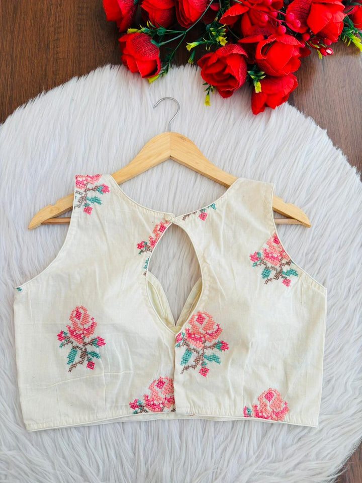 My Date Look-Designer Blouse