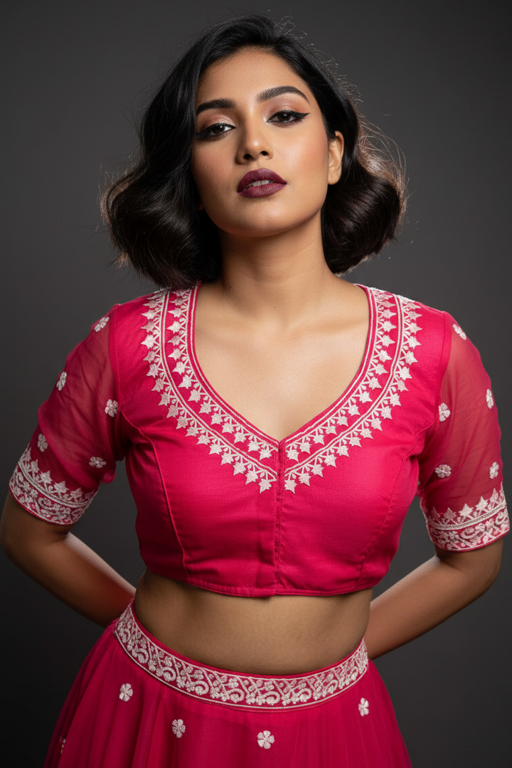 Adorable Organza Designer Blouse