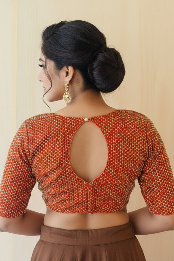 Let The party Begin-Designer Fendy Silk Blouse