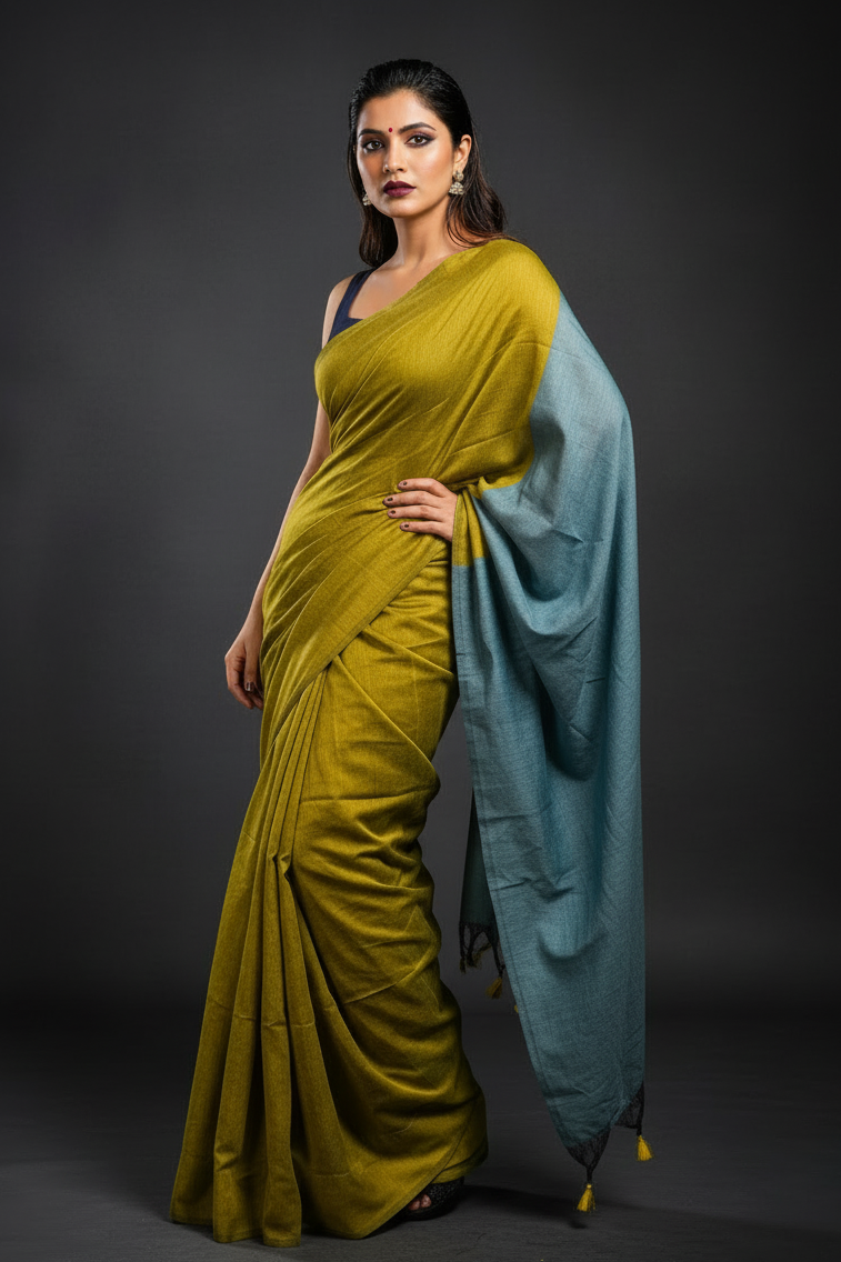 Chitrangada Khadi Cotton Saree