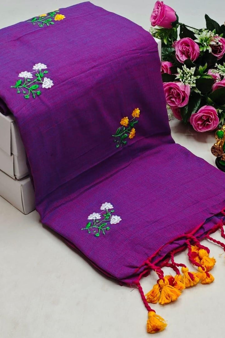 Damayanti Khadi Cotton Saree