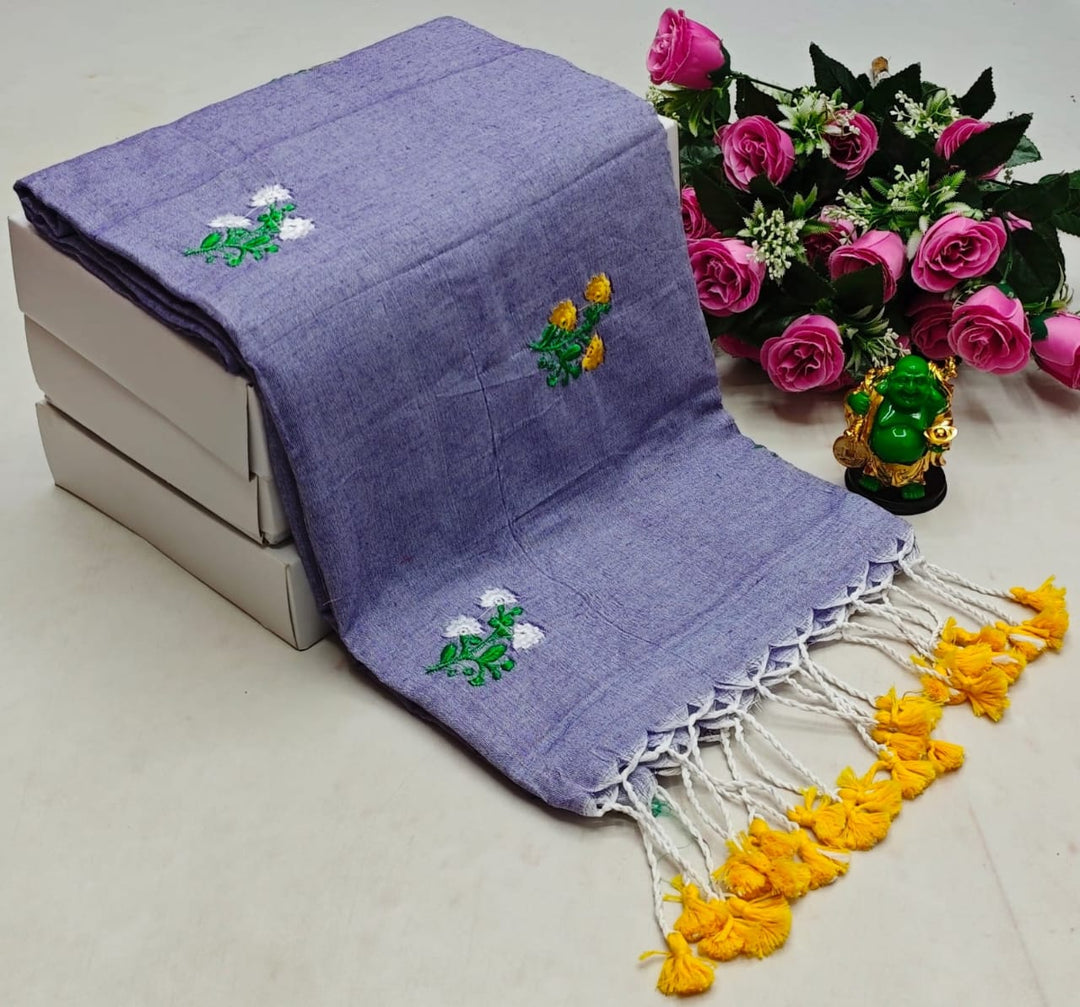 Damayanti Khadi Cotton Saree