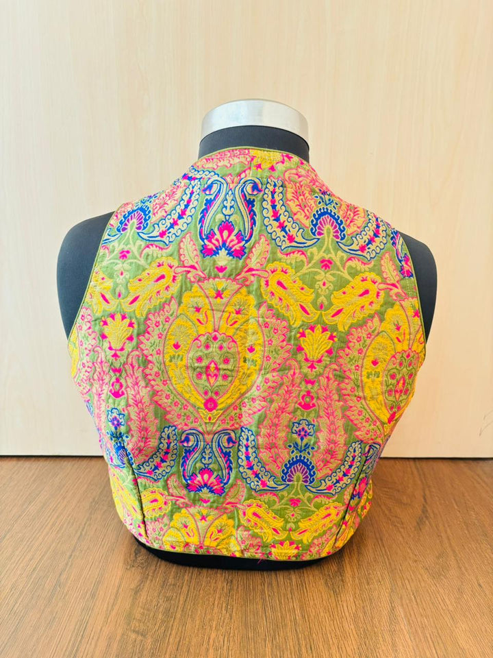 Stolen moments- Katan Banarasi Silk Designer Blouse