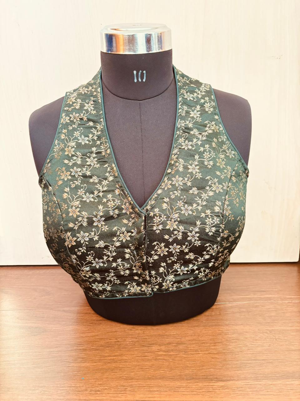 Swarna Pushpa Katan Banarasi Silk Designer Blouse