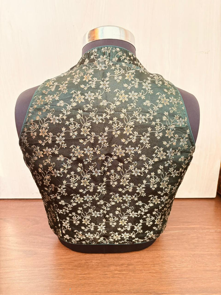 Swarna Pushpa Katan Banarasi Silk Designer Blouse