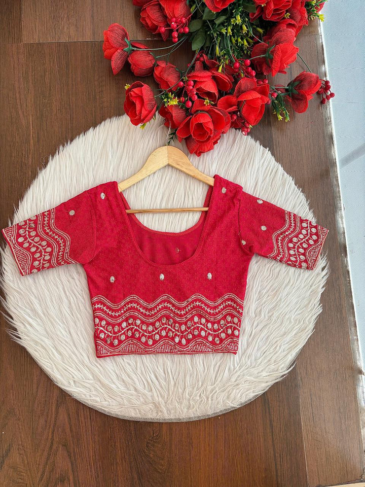 Little place- Floral Stretchable Knitted Blouse