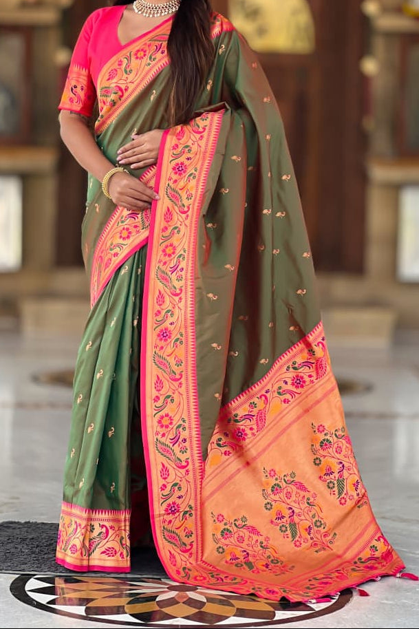 Dreaming Soul Paithani Silk Saree