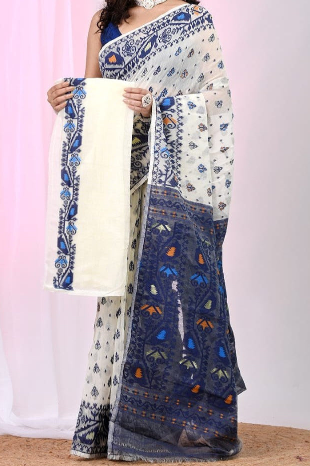 Sudarshana Dhakai Jamdani Saree
