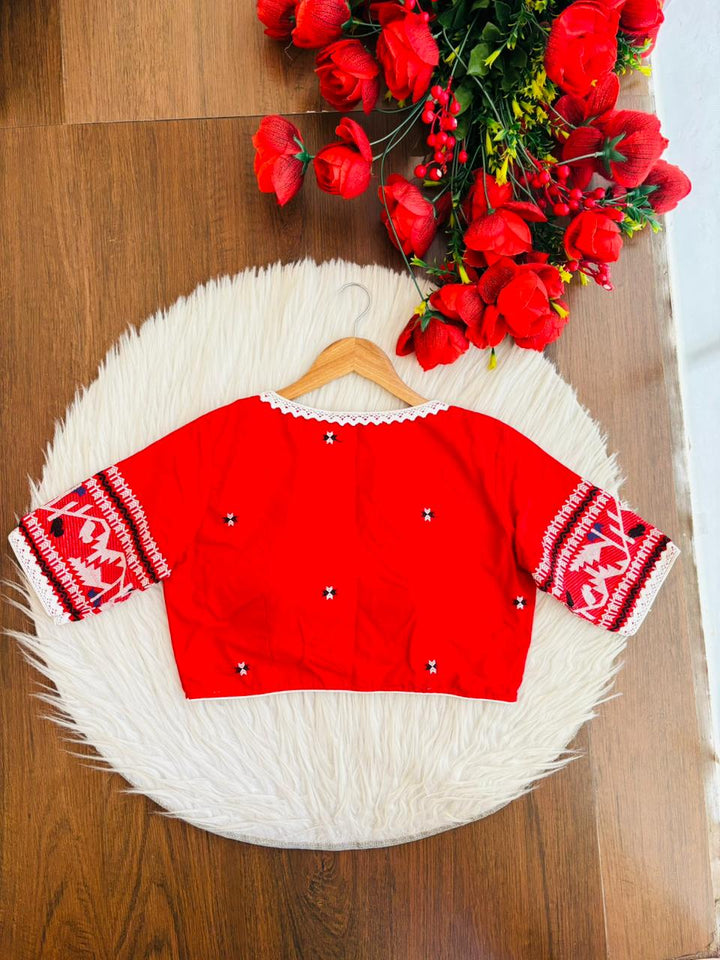 The Lady-Jamdani Designer Cotton Blouse