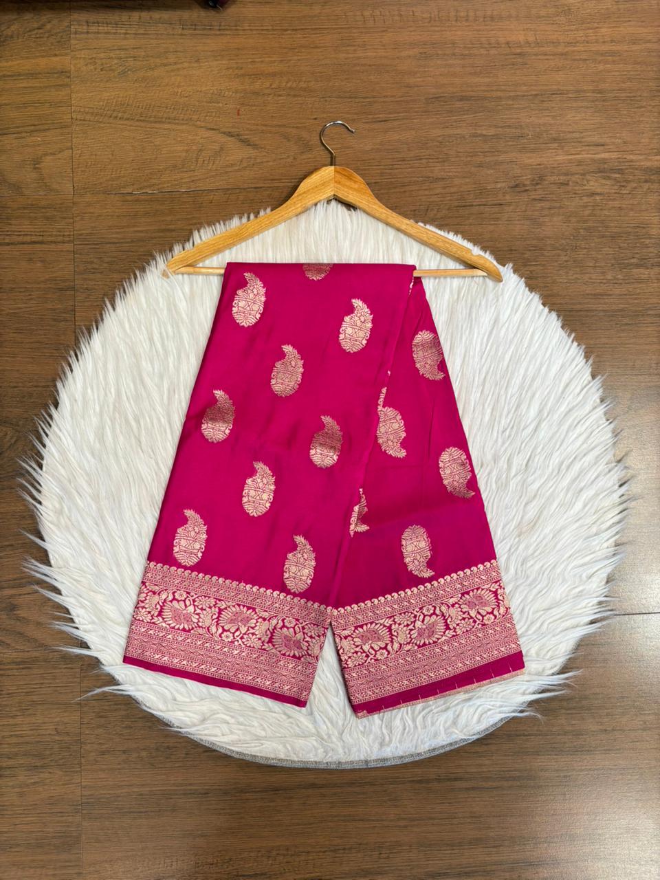 Drizzle Of Grace Gajji Silk Saree