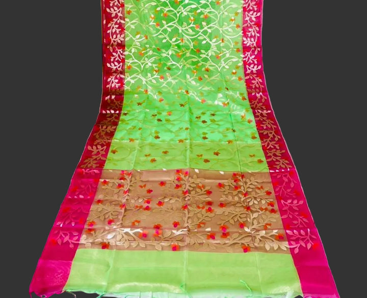 Divine Essence Muslin Jamdani Saree